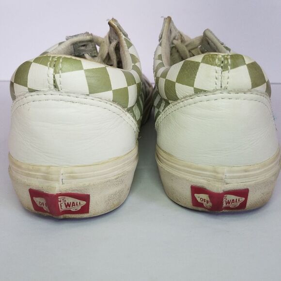 Vans Old Skool DX "Rose Embroidery" Checkered Lace Up Sneakers - Picture 7 of 12